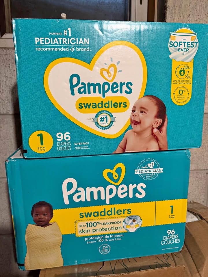 Pampers swaddles size 1