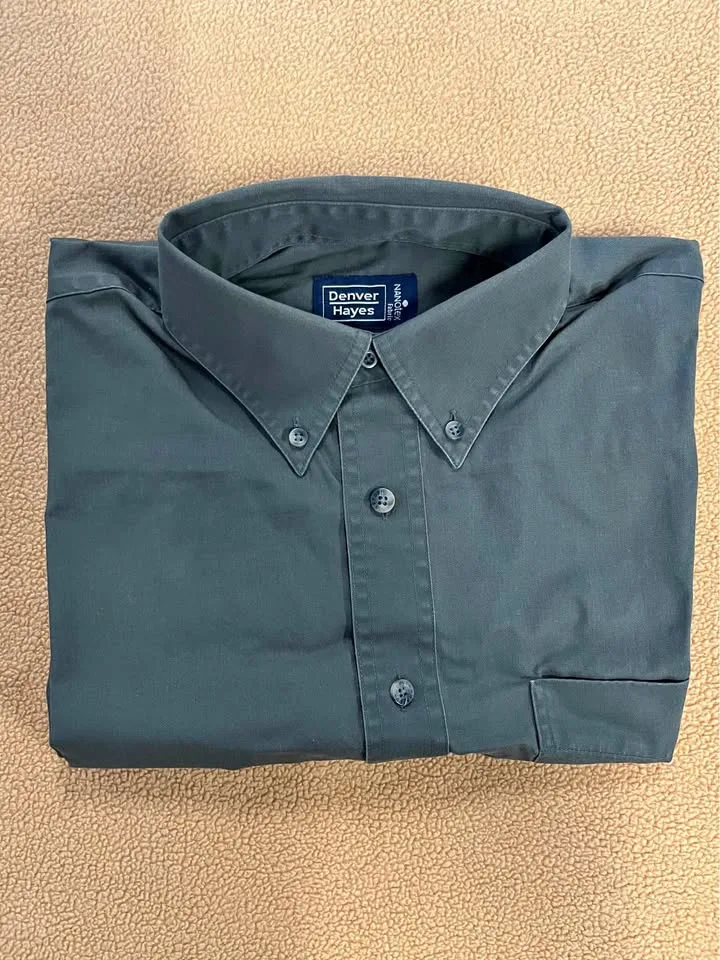 Denver Hayes Green Shirt (size M - 100% cotton) thumbnail