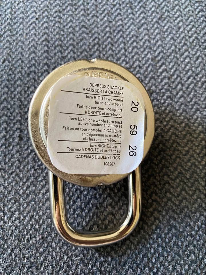 Dudley Combination Lock - photo 2