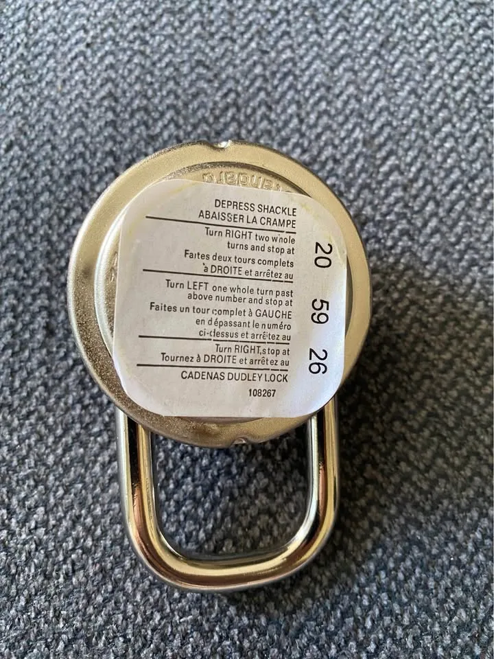 Dudley Combination Lock image indicator(2)