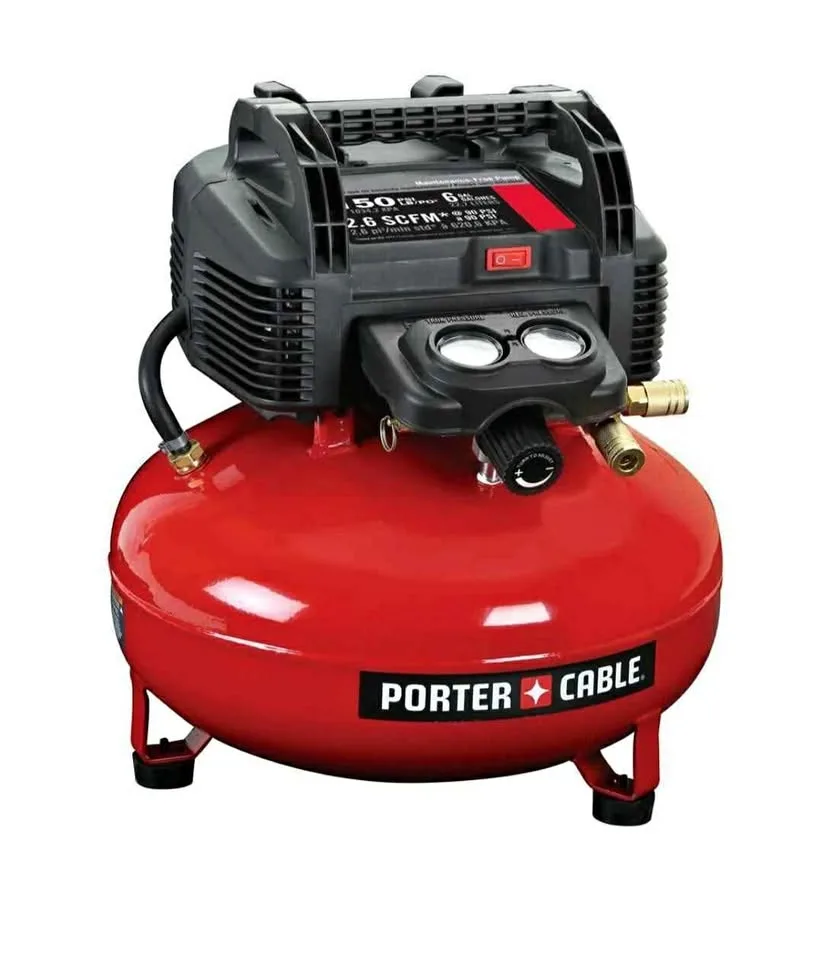 PORTER-CABLE 150 PSI 6 Gal Pancake Air Compressor thumbnail