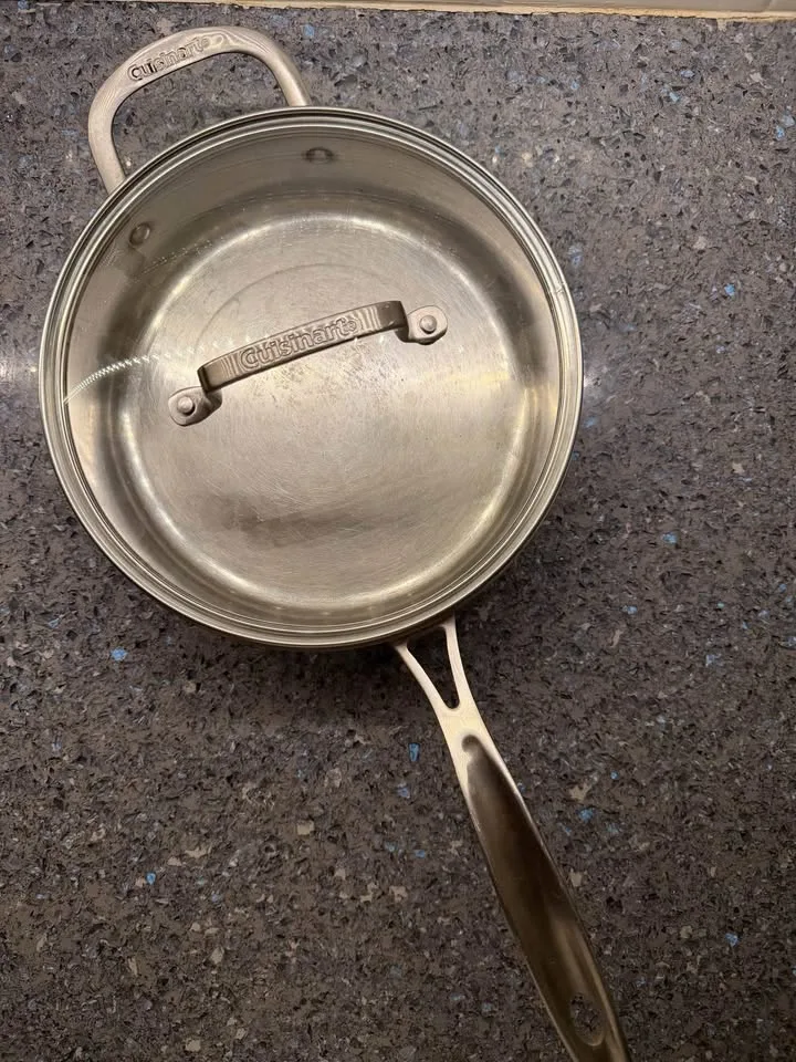 Cuisinart - 2 Quart stainless steel saucepan with lid image indicator(2)