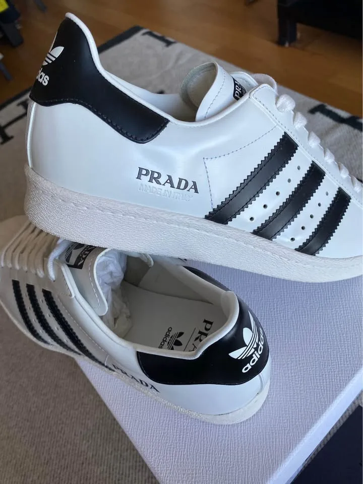 Prada X Adidas Superstar Sneakers White US8.5 image indicator(6)
