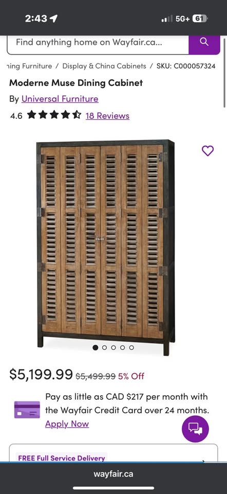 Moderne Muse Dining Lighted Display Cabinet/Bar - photo 4