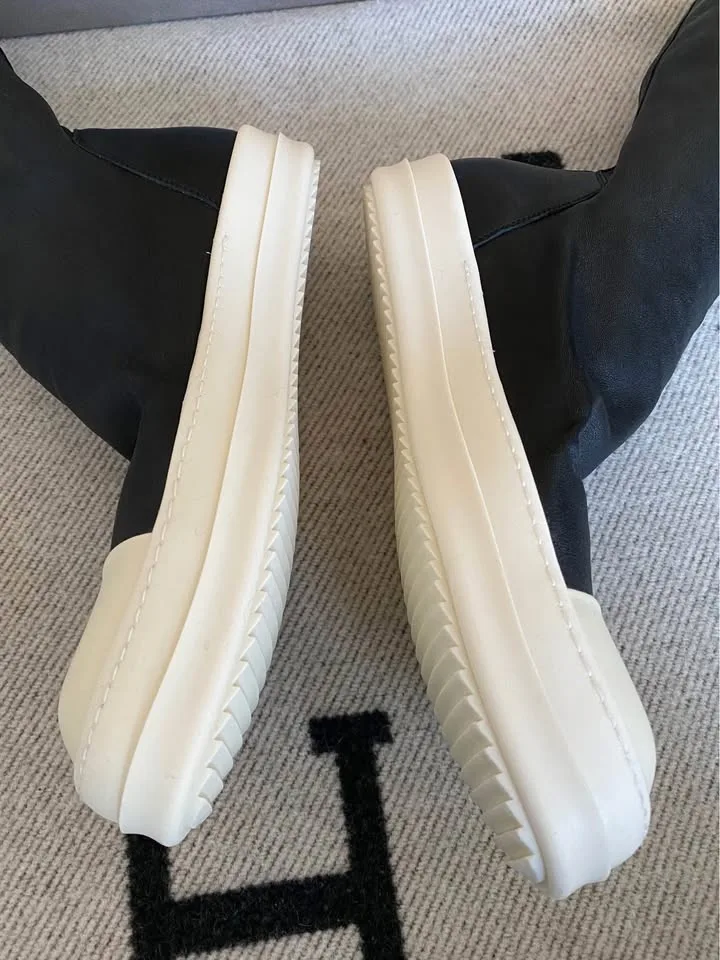 Rick Owens Leather Sneaker Boots image indicator(5)