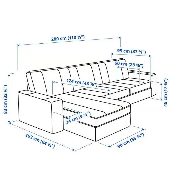 IKEA KIVIK Three Seater Sofa image indicator(6)