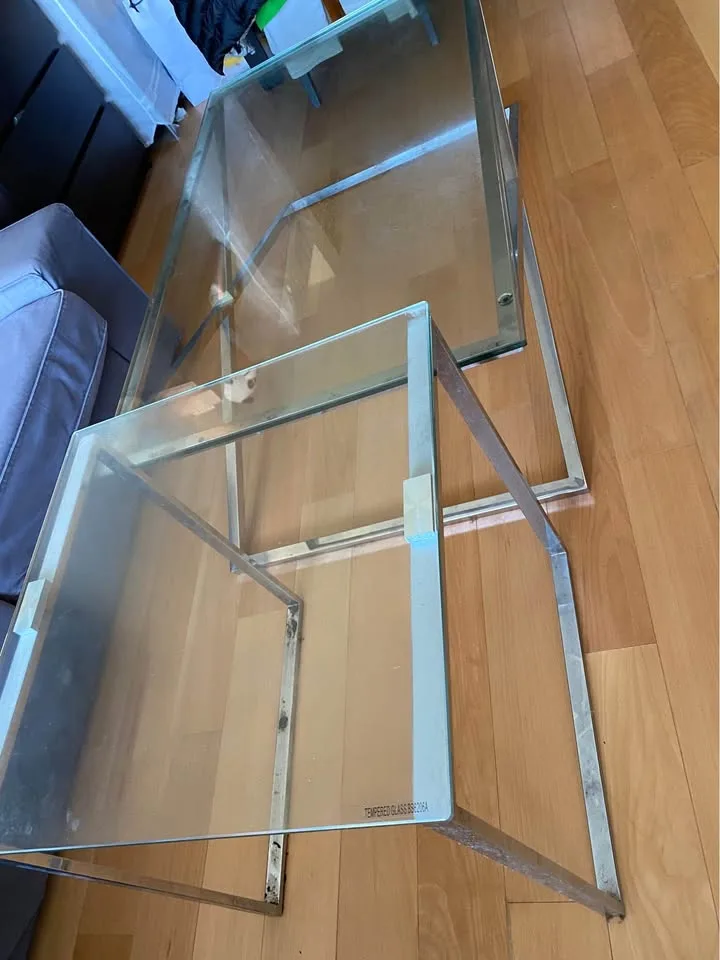 Mobilia Glass Coffee Table Set image indicator(5)