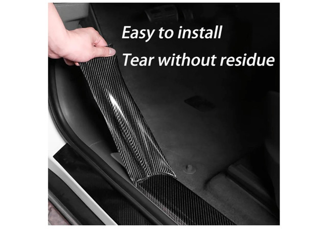 Black Car Door Sill Protector - photo 2