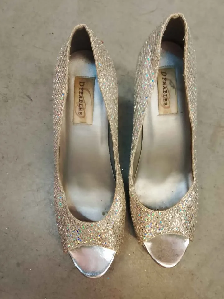 Silver Sparkle Heels image indicator(2)