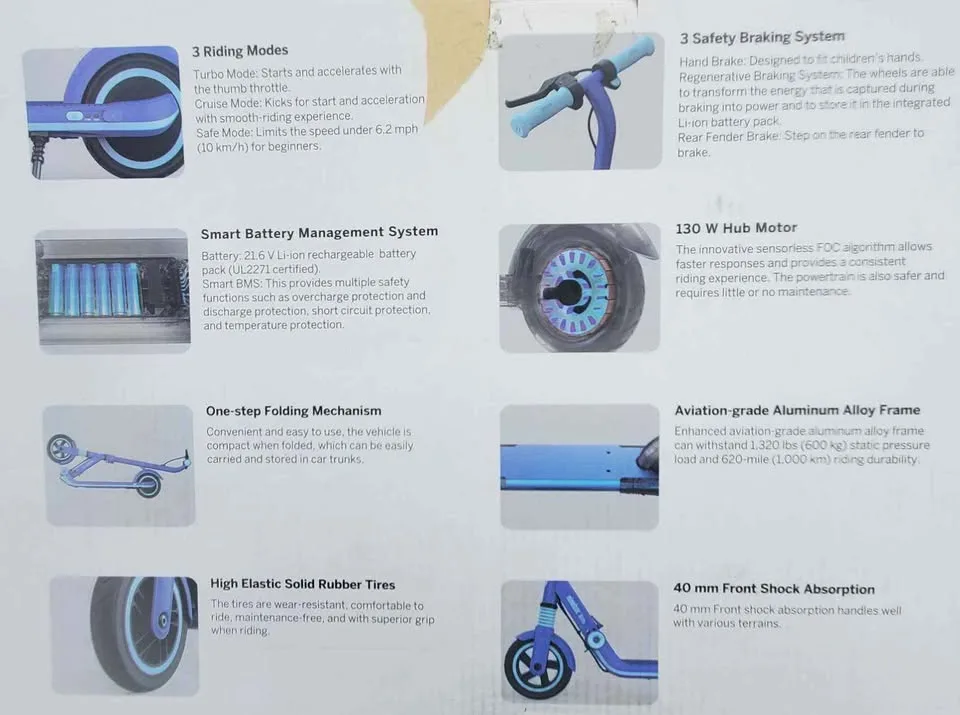 Ninebot Segway eKick Kids Electric Scooter image indicator(6)