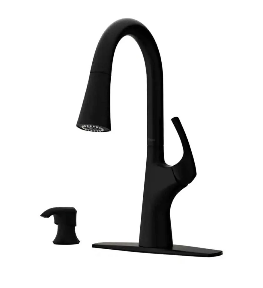 Pfister Matte Black Pull Out Kitchen Faucet thumbnail
