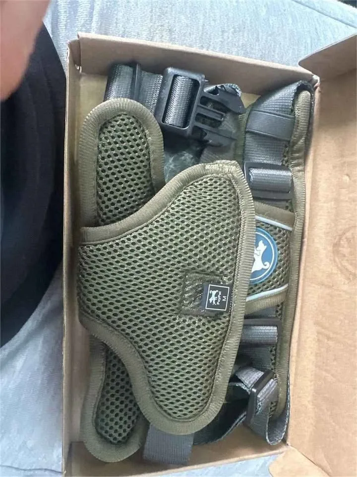 PoyPet Reflective Dog Harness - Military Green image indicator(4)