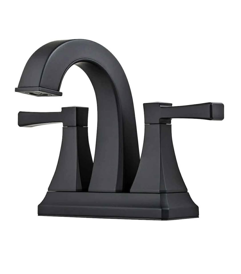 Pfister Halifax Matte Black Bathroom Sink Faucet