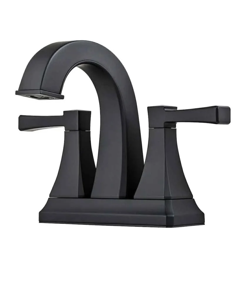 Pfister Halifax Matte Black Bathroom Sink Faucet thumbnail