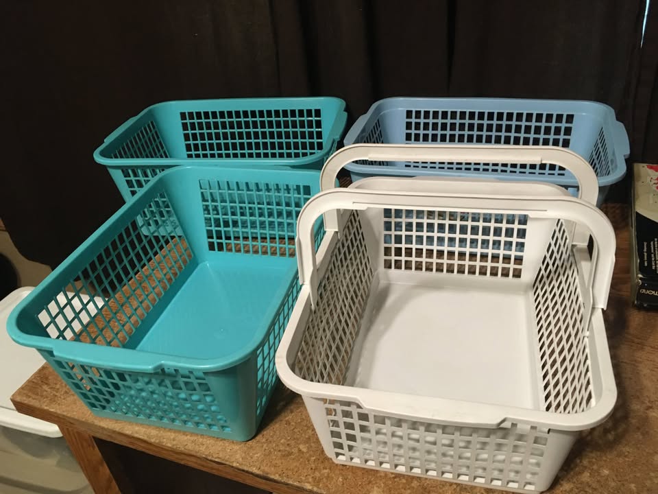 LOT OF STORAGE BASKETS AND BINS - photo 2