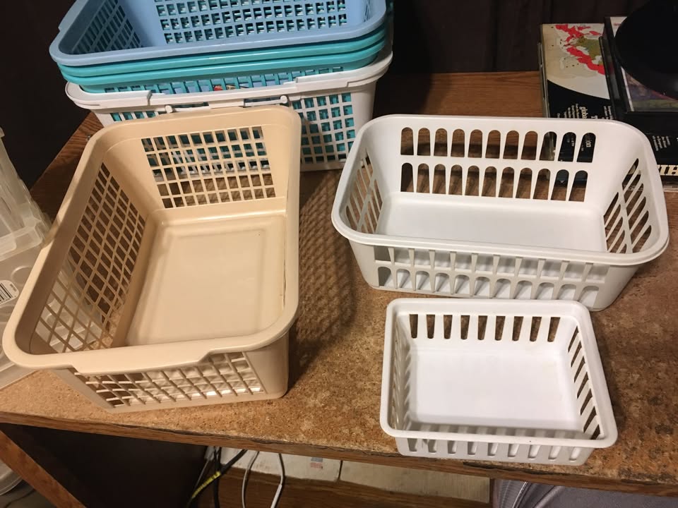 LOT OF STORAGE BASKETS AND BINS - photo 3