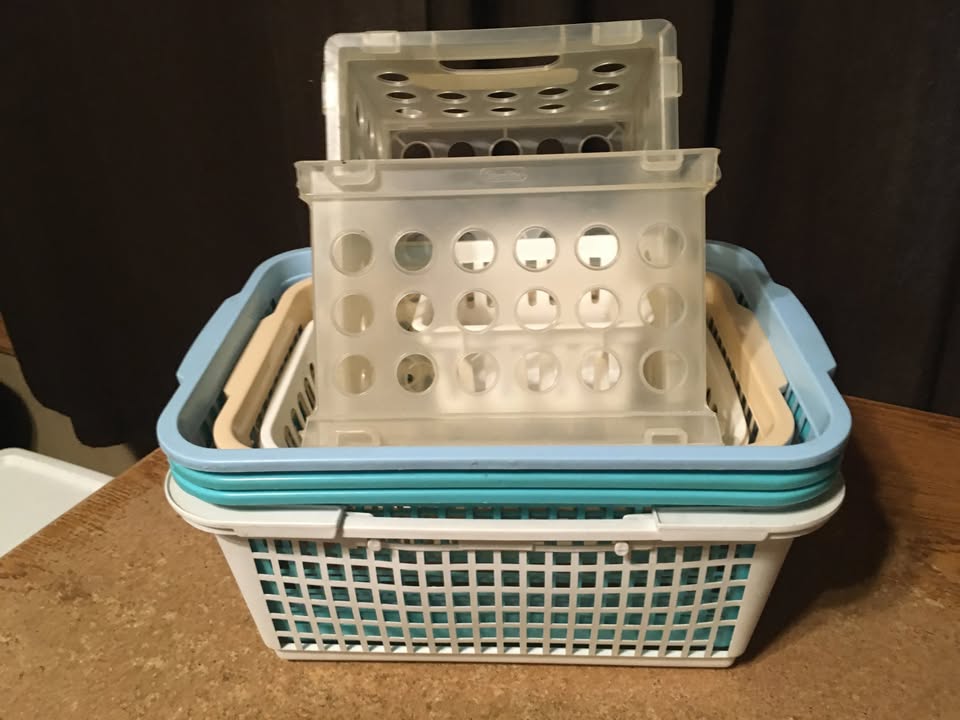 LOT OF STORAGE BASKETS AND BINS - photo 5