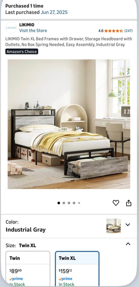 For sell bed frame, mattress, $170 for both - photo 3