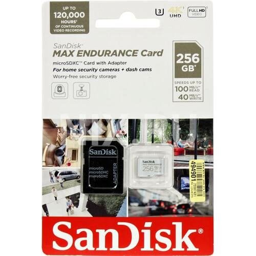 SanDisk 256GB MAX Endurance microSDXC Card