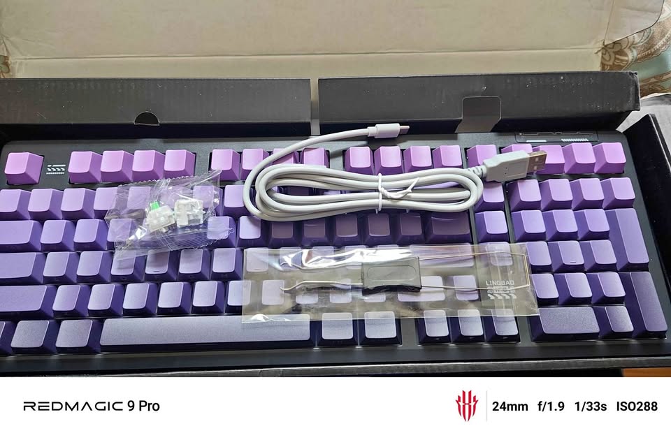 Leop K87 Pro Keyboard Anime Girl RGB Hot Swap
