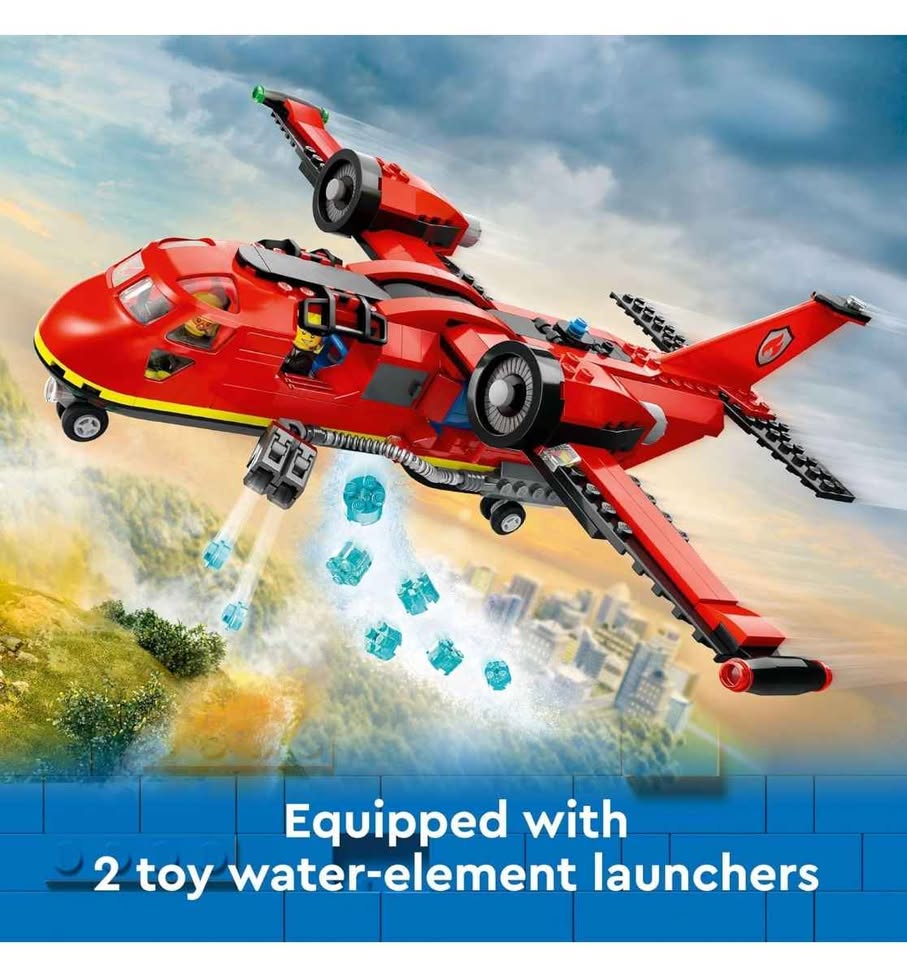 LEGO City Fire Rescue Plane Toy - photo 2