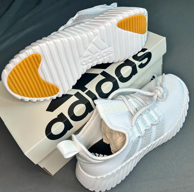 Adidas Women's Kaptir Flow White Running Shoes thumbnail