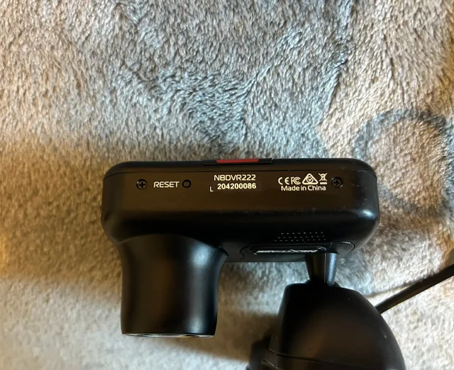 Nextbase 222 Dash Cam image indicator(2)
