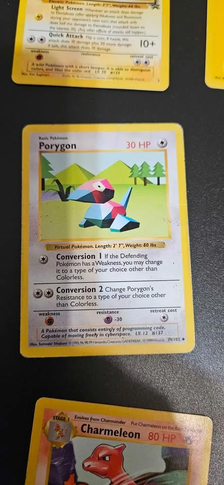VINTAGE Shadowless Pokémon cards lot5 image indicator(4)