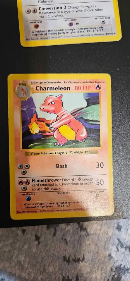 VINTAGE Shadowless Pokémon cards lot5 image indicator(5)