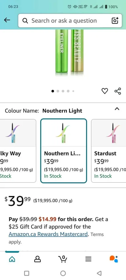 Swiss Beaut'y Holographic Eyeliner image indicator(2)