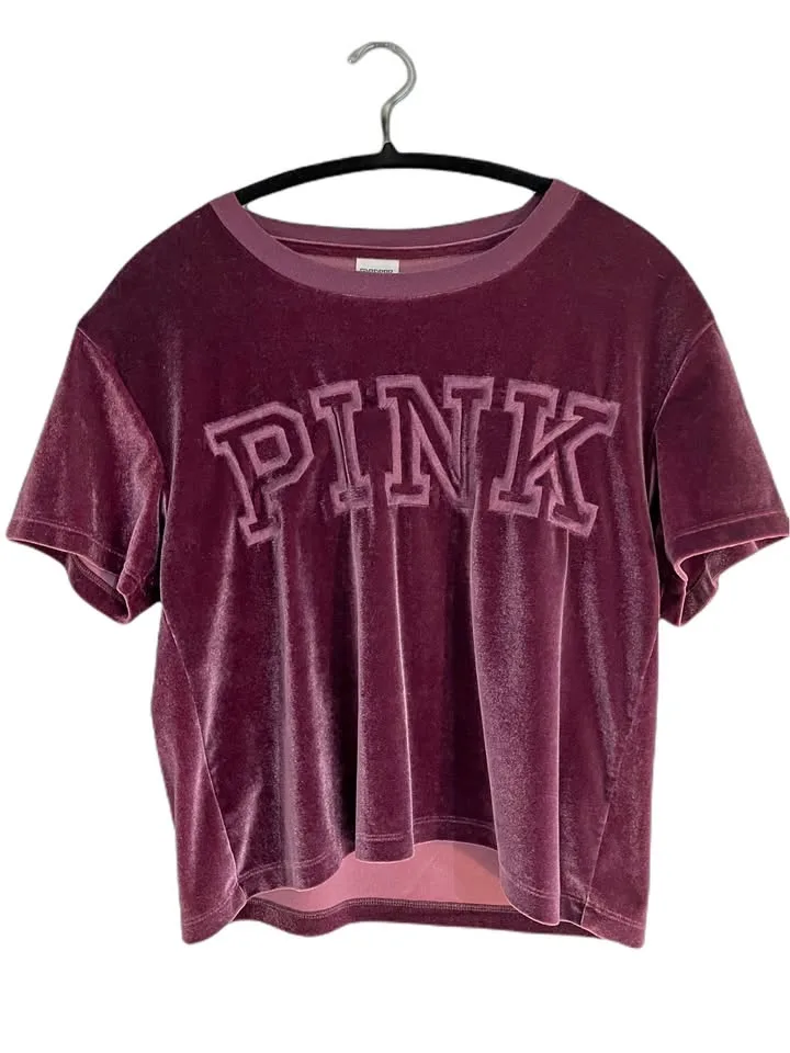 Victoria's Secret PINK Velour Jogger & T-Shirt Set thumbnail