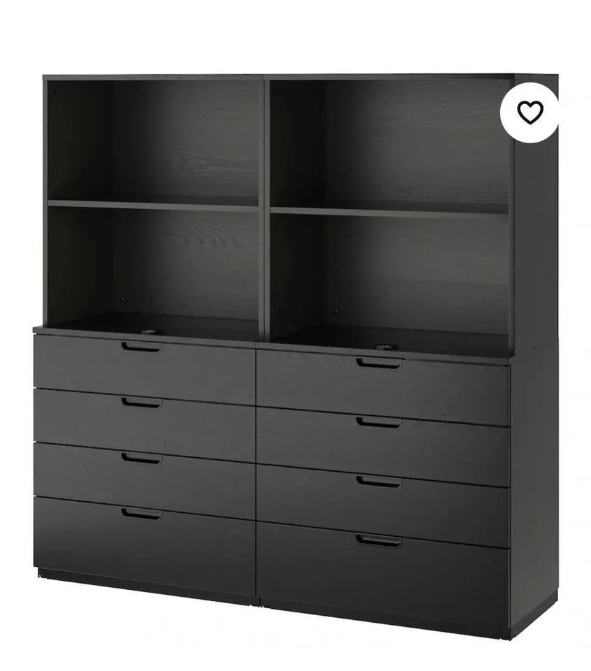 Storage Cabinets Bookshelf with Lock and Drawers image indicator(2)