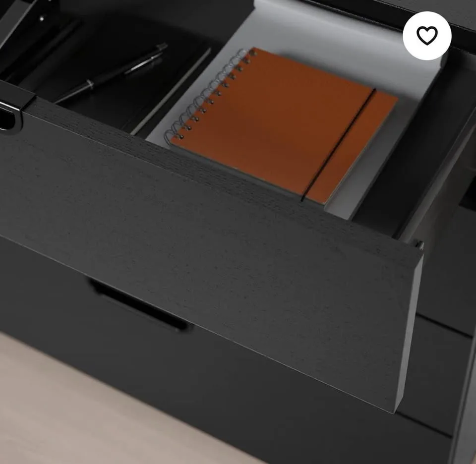 Storage Cabinets Bookshelf with Lock and Drawers image indicator(3)