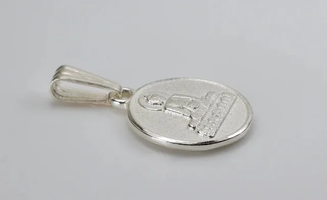 Buddha Disc Pendant in Sterling Silver image indicator(4)
