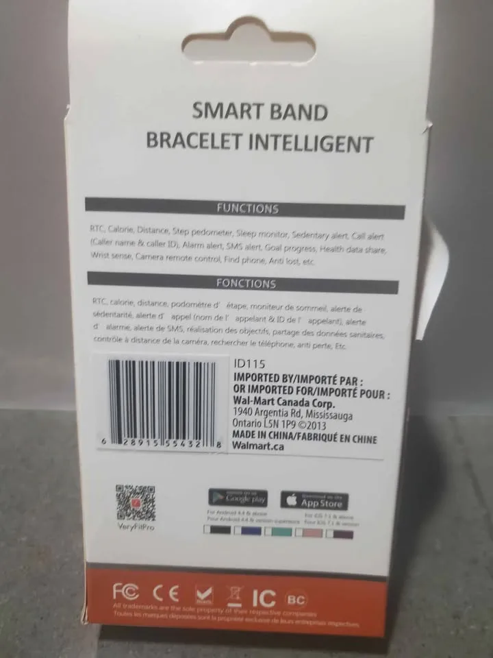 VeryFitPro Smart Band image indicator(2)