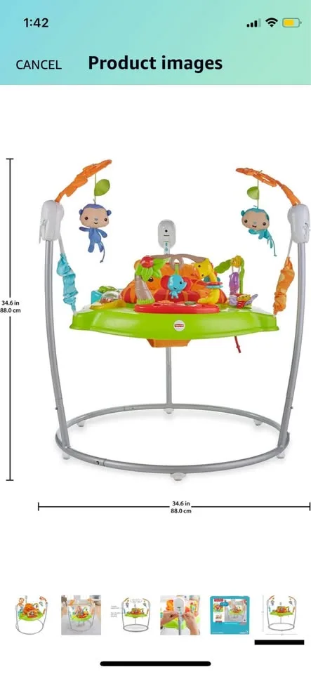 Fisher price tiger time jumperoo image indicator(4)