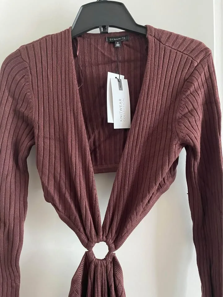 BRAND NEW Cut-Out Sweater Dress image indicator(2)