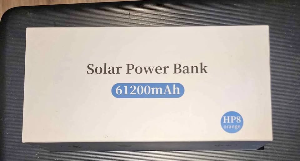 61200mAh Solar Power Bank Model HP8