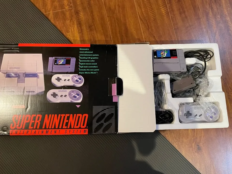 Super Nintendo SNES CIB, Near-Perfect, Original Owner + Games image indicator(4)