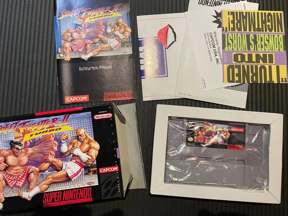 Super Nintendo SNES CIB, Near-Perfect, Original Owner + Games image indicator(6)