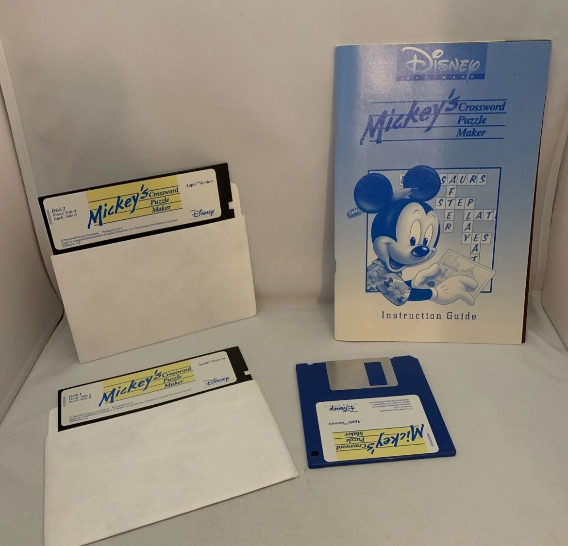 Mickey's Crossword Puzzle Maker + User Guide -Unused-
