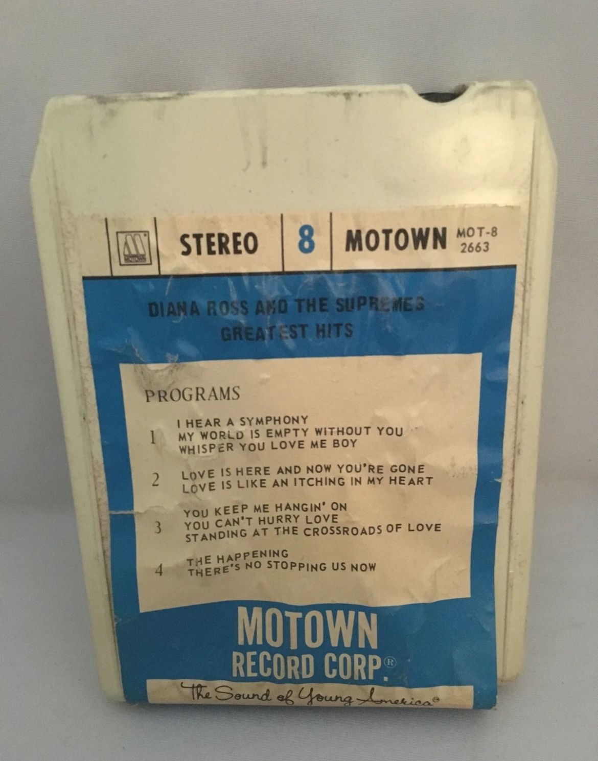 DIANA ROSS AND THE SUPREMES GREATEST HITS 8Track -used-