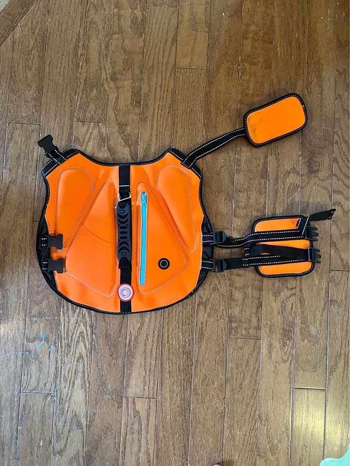 Dog swimming lift vest size large