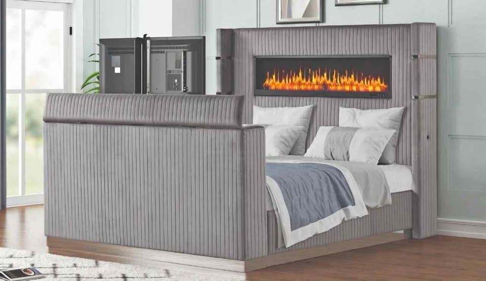 Fireplace Bed