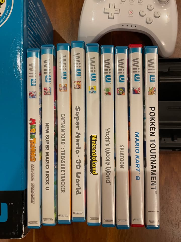 Nintendo Wii U Deluxe Set + 9 Games & Extras - photo 4