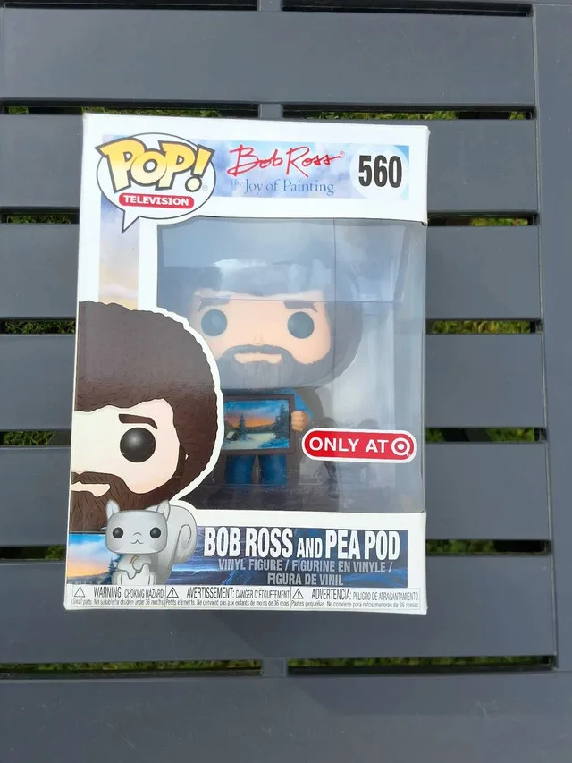 Funko Pop - Bob Ross and Pea Pod image indicator(2)