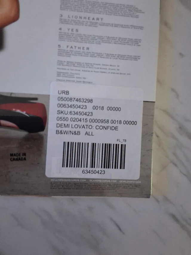 Demi Lovato Vinyl LP Record - Confident (Sealed) image indicator(4)
