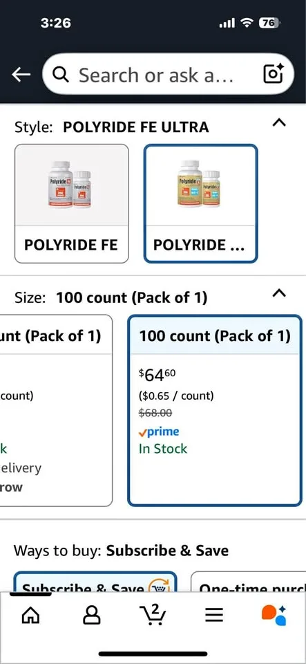 Elemental Iron Pills thumbnail