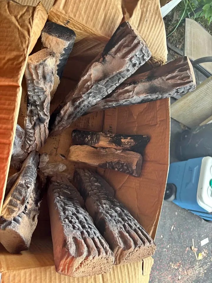 Ceramic logs for propane/gas fire table thumbnail