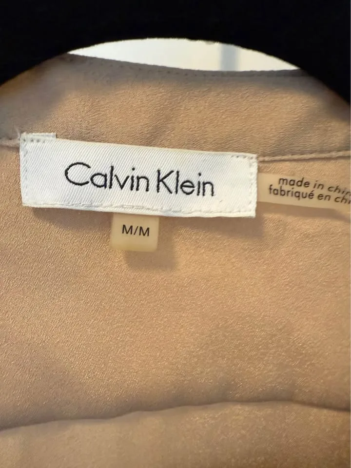 Calvin Klein women’s gold top medium image indicator(3)